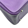 エルメス HERMES リンディ34 ヴェルソ □Q刻印 ヴァイオレット/ブルーオブスキュール/シルバー金具 トリヨン レディース ショルダーバッグ