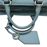 ロエベ LOEWE アマソナ28 352.30.N03 ライトブルー レザー レディース ハンドバッグ