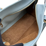 ロエベ LOEWE アマソナ28 352.30.N03 ライトブルー レザー レディース ハンドバッグ