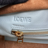 ロエベ LOEWE アマソナ28 352.30.N03 ライトブルー レザー レディース ハンドバッグ