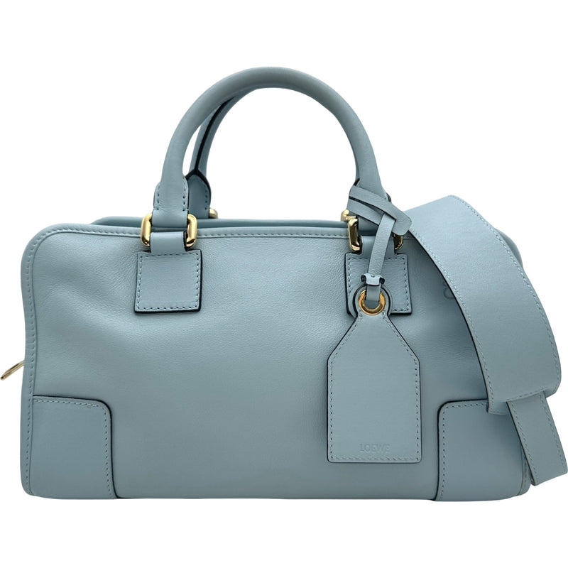 【LOEWE】ロエベ　アマソナ　ハンドバッグ ロエベ LOEWE アマソナ28 352.30.N03 ライトブルー レザー レディース