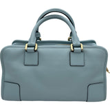ロエベ LOEWE アマソナ28 352.30.N03 ライトブルー レザー レディース ハンドバッグ