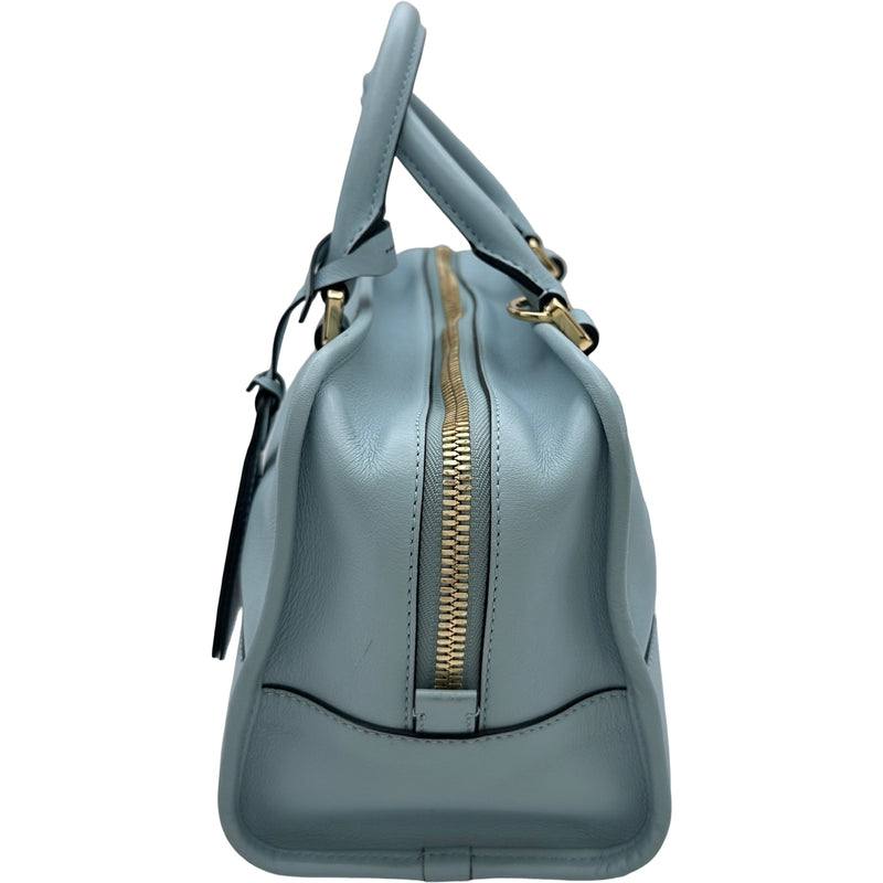 ロエベ LOEWE アマソナ28 352.30.N03 ライトブルー レザー レディース