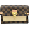 ルイ・ヴィトン LOUIS VUITTON ポルトフォイユ・ヴァヴァンチェーン N60237 クリーム/ピンク/ブラウン ダミエキャンバス レディース ショルダーバッグ