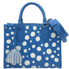 ルイ・ヴィトン LOUIS VUITTON オンザゴーPM 草間彌生 M46424 ブルー モノグラム・アンプラント・ドット レディース ハンドバッグ
