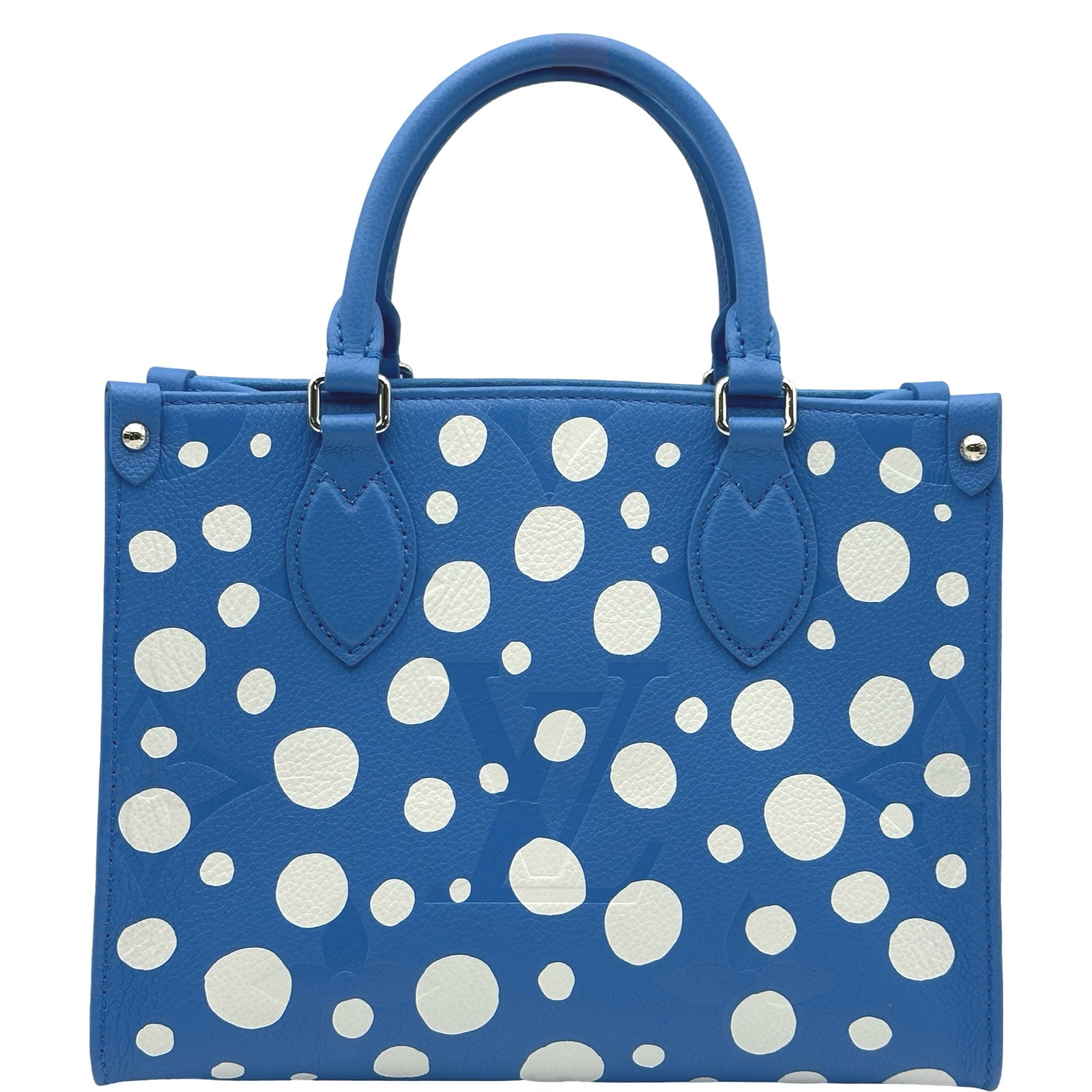 ルイ・ヴィトン LOUIS VUITTON オンザゴーPM 草間彌生 M46424 ブルー