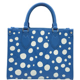 ルイ・ヴィトン LOUIS VUITTON オンザゴーPM 草間彌生 M46424 ブルー モノグラム・アンプラント・ドット レディース ハンドバッグ