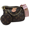 ルイ・ヴィトン LOUIS VUITTON ミュルティ・ポシェット・アクセソワール M44840 ブラウン/ローズクレール モノグラムキャンバス レディース ショルダーバッグ