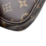 ルイ・ヴィトン LOUIS VUITTON ミュルティ・ポシェット・アクセソワール M44840 ブラウン/ローズクレール モノグラムキャンバス レディース ショルダーバッグ