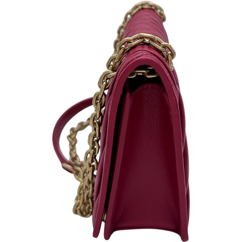 ミュウミュウ miu miu マテラッセチェーンショルダー 5BP065 レッド