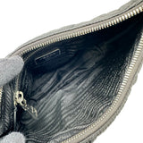 プラダ PRADA パデッド Re-Nylonショルダーバッグ 1BC151 ブラック シルバー金具 キルティングレザー レディース ショルダーバッグ