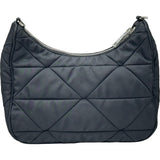 プラダ PRADA パデッド Re-Nylonショルダーバッグ 1BC151 ブラック シルバー金具 キルティングレザー レディース ショルダーバッグ
