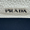 プラダ PRADA ドゥーブレ ミニ 1BG443 ホワイト レザー レディース ショルダーバッグ