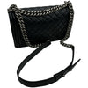 シャネル CHANEL ボーイシャネル25 A67086 23番台 ブラック シルバー金具 ラム レディース ショルダーバッグ