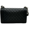 シャネル CHANEL ボーイシャネル25 A67086 23番台 ブラック シルバー金具 ラム レディース ショルダーバッグ