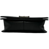 シャネル CHANEL ボーイシャネル25 A67086 23番台 ブラック シルバー金具 ラム レディース ショルダーバッグ
