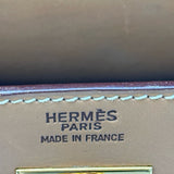 エルメス HERMES ケリー32 外縫い 〇V刻印 ナチュラル ゴールド金具 ボックスカーフ レディース ショルダーバッグ