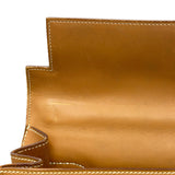エルメス HERMES ケリー32 外縫い 〇V刻印 ナチュラル ゴールド金具 ボックスカーフ レディース ショルダーバッグ