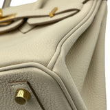 エルメス HERMES バーキン25 K刻 クレ ゴールド金具 トゴ レディース ハンドバッグ