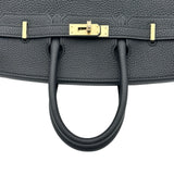 エルメス HERMES バーキン25 K刻 ブラック ゴールド金具 トゴ レディース ハンドバッグ
