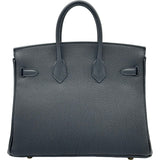 エルメス HERMES バーキン25 K刻 ブラック ゴールド金具 トゴ レディース ハンドバッグ