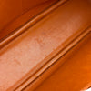 エルメス HERMES プリュム28 □I刻印 ホワイト/オレンジ シルバー金具 エプソン レディース ハンドバッグ