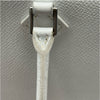 エルメス HERMES プリュム28 □I刻印 ホワイト/オレンジ シルバー金具 エプソン レディース ハンドバッグ