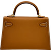 エルメス HERMES ミニケリー2 K刻印 ゴールド ゴールド金具 エプソン レディース ショルダーバッグ