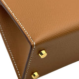 エルメス HERMES ミニケリー2 K刻 ゴールド ゴールド金具 エプソン レディース ショルダーバッグ