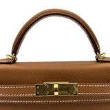 エルメス HERMES ミニケリー2 K刻 ゴールド ゴールド金具 エプソン レディース ショルダーバッグ