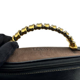 ロエベ LOEWE ベラスケスツイストバンド ブラック レザー レディース ハンドバッグ