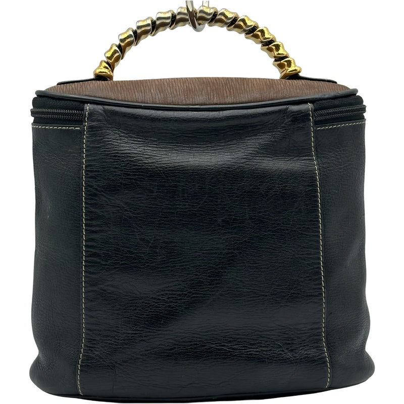 ロエベ LOEWE ベラスケスツイストバンド ブラック レザー レディース