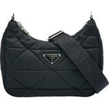 プラダ PRADA リナイロンショルダー 1BC151 ブラック ナイロン レディース ショルダーバッグ