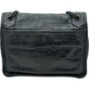 サンローラン SAINT LAURENT ニキチェーンショルダー 548943 ブラック クロコ型押し レディース ショルダーバッグ