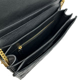 サンローラン SAINT LAURENT ベッキーチェーンショルダー 579607 ブラック レザー レディース ショルダーバッグ