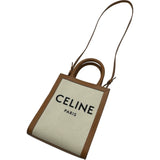 セリーヌ CELINE ミニバーティカルカバ 193302 ブラウン キャンバス レディース ショルダーバッグ