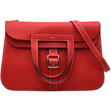 エルメス HERMES アルザン31 C刻 ルージュカザック シルバー金具 トリヨン レディース ショルダーバッグ
