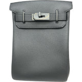 エルメス HERMES ケリーアッカドPM K刻印 ブラック ブラック金具 トゴ メンズ ボディバッグ