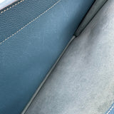 エルメス HERMES ケリーデペッシュ38 □J刻 ブルージーン シルバー金具 エプソン メンズ ビジネスバッグ