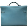 エルメス HERMES ケリーデペッシュ38 □J刻 ブルージーン シルバー金具 エプソン メンズ ビジネスバッグ