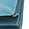 エルメス HERMES ケリーデペッシュ38 □J刻 ブルージーン シルバー金具 エプソン メンズ ビジネスバッグ