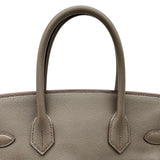 エルメス HERMES バーキン30 C刻 エタン シルバー金具 エプソン レディース ハンドバッグ