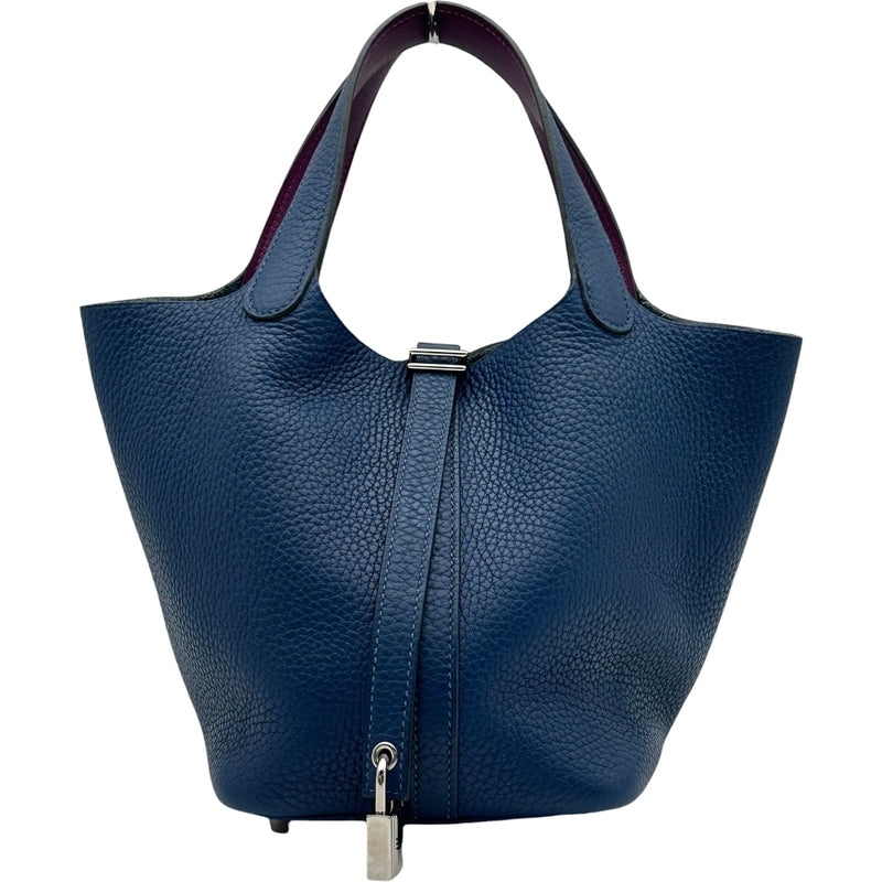 エルメス HERMES ピコタンロックPM エクラ D刻印 ブルーアガット