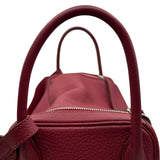エルメス HERMES リンディ30 □R刻印 ルビー シルバー金具 トリヨン レディース ショルダーバッグ