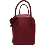 エルメス HERMES リンディ30 □R刻印 ルビー シルバー金具 トリヨン レディース ショルダーバッグ