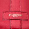 J&M DAVIDSON ワンショルダーバッグ レッド レザー レディース ハンドバッグ