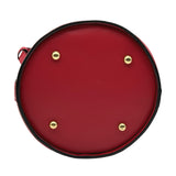 J&M DAVIDSON ワンショルダーバッグ レッド レザー レディース ハンドバッグ