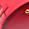 J&M DAVIDSON ワンショルダーバッグ レッド レザー レディース ハンドバッグ