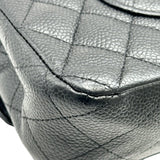 シャネル CHANEL マトラッセ 25 A01112 14番台 ブラック ゴールド金具 キャビアスキン レディース ショルダーバッグ