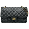 シャネル CHANEL マトラッセ 25 A01112 14番台 ブラック ゴールド金具 キャビアスキン レディース ショルダーバッグ